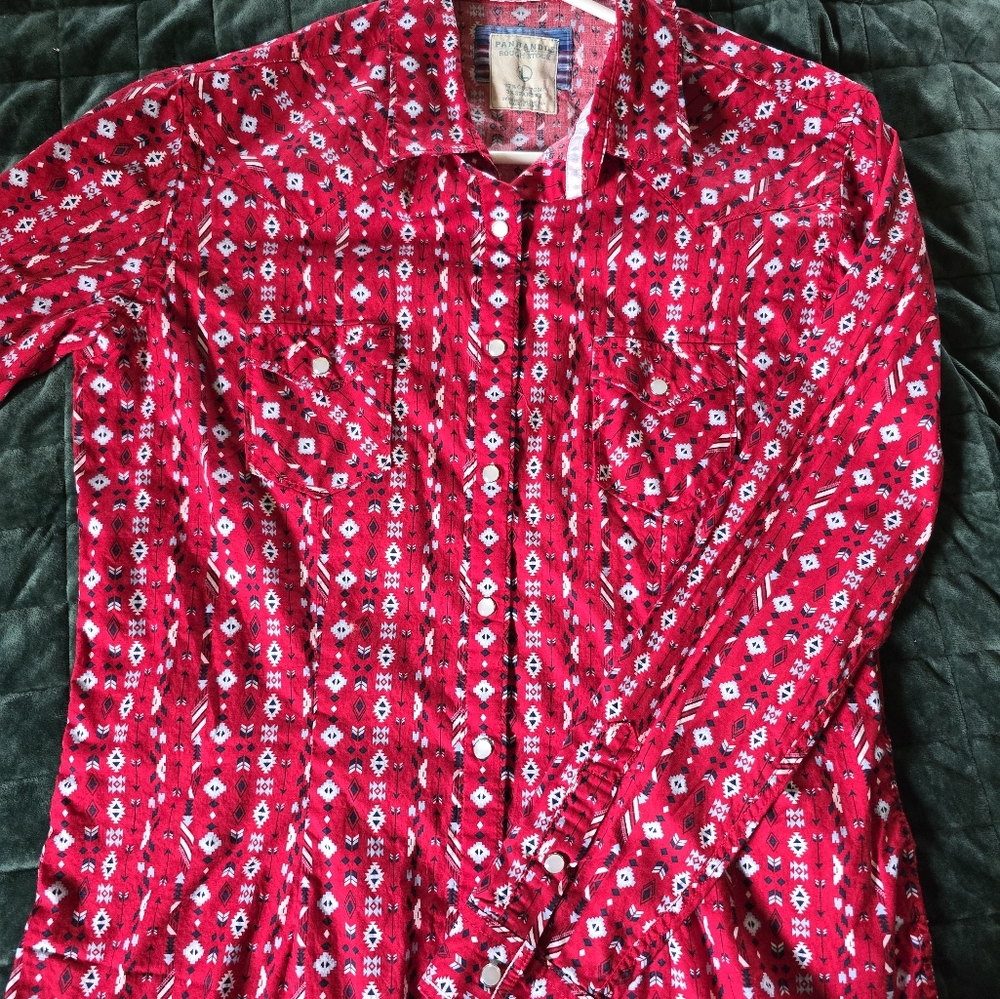 red western button down